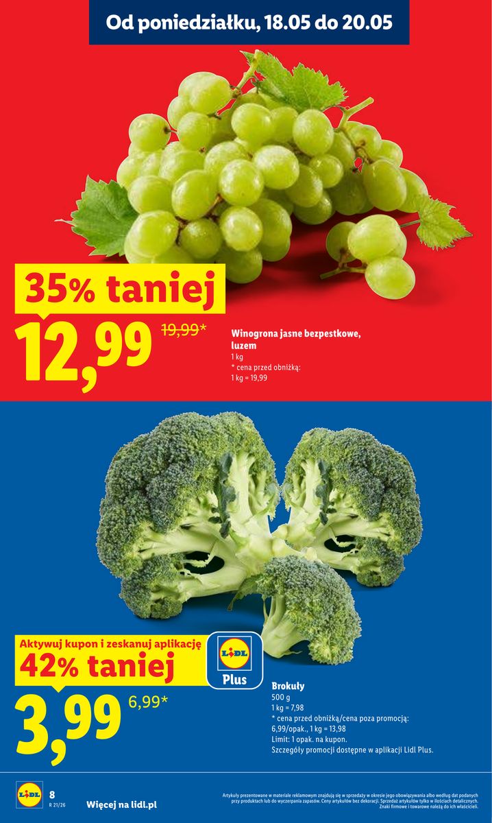 Lidl gazetka promocyjna 18.05-20.05.2026 — strona 8 z 97