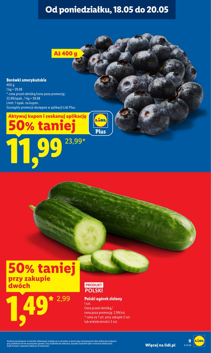 Lidl gazetka promocyjna 18.05-20.05.2026 — strona 9 z 97