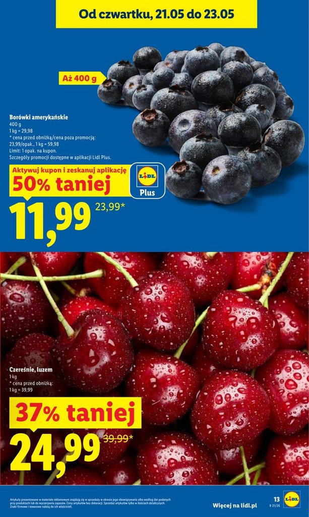 Lidl gazetka promocyjna 21.05-23.05.2026 — strona 13 z 81