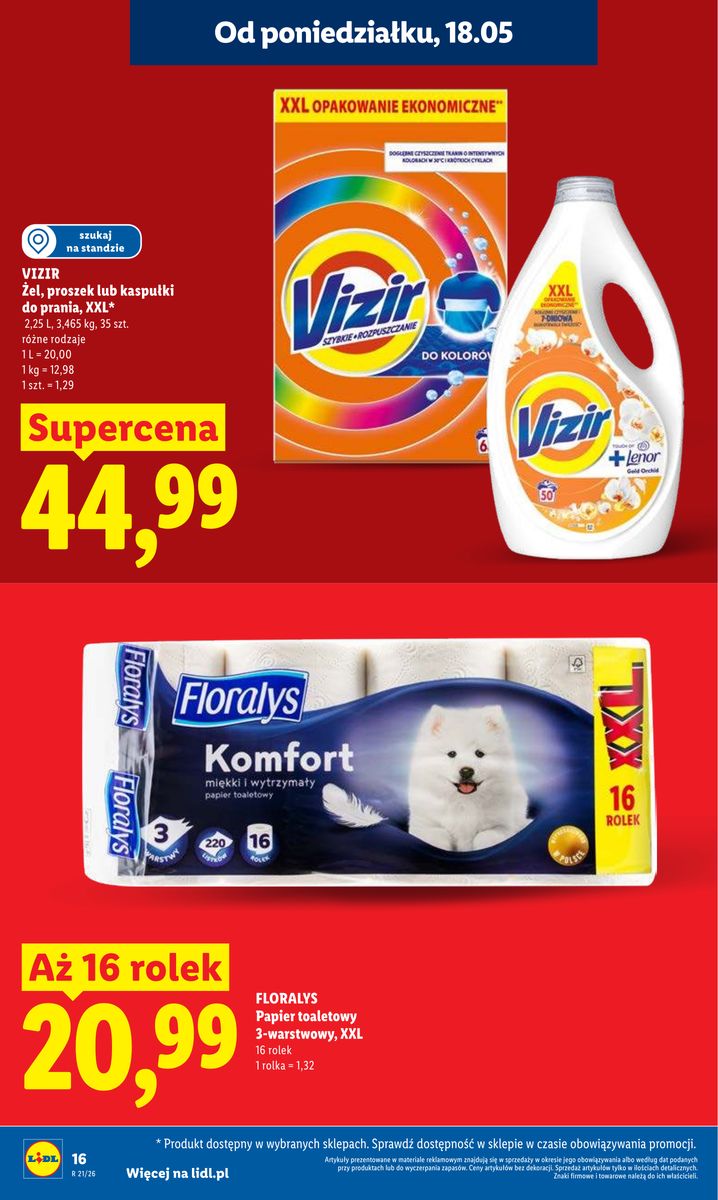 Lidl gazetka promocyjna 18.05-20.05.2026 — strona 16 z 97