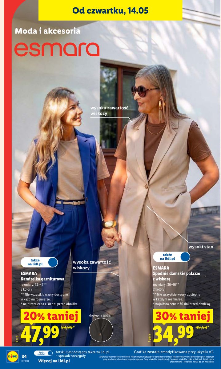 Lidl gazetka promocyjna 14.05-16.05.2026 — strona 34 z 84