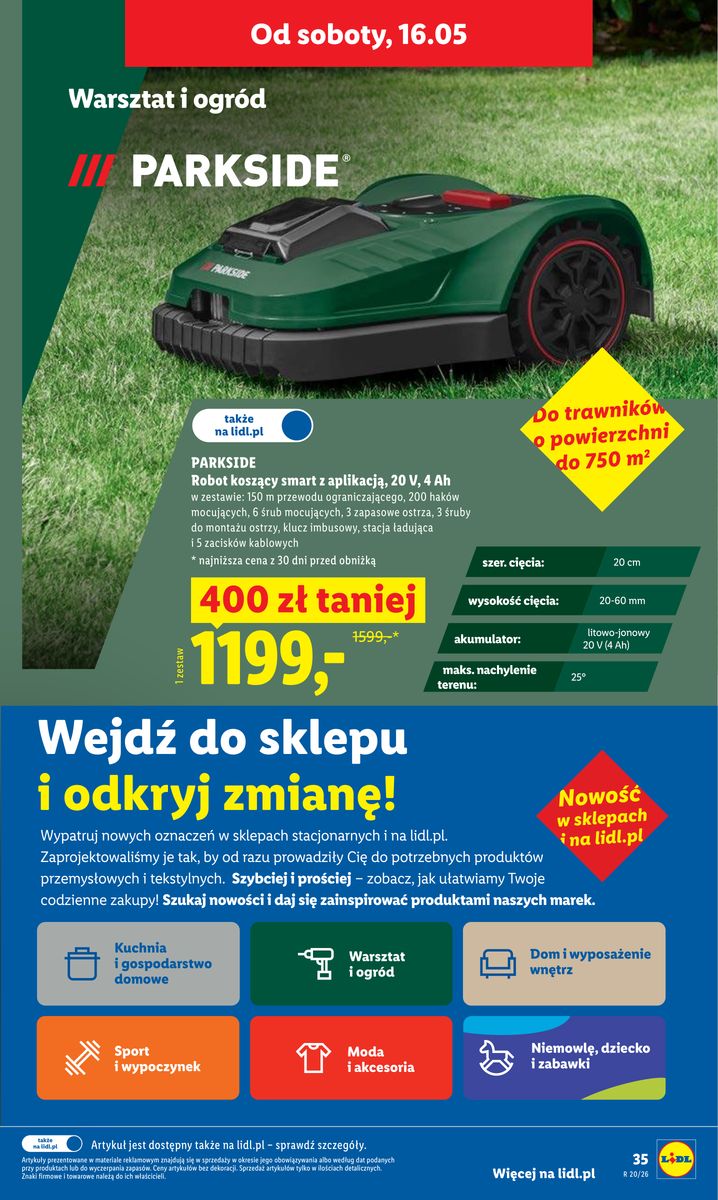 Lidl gazetka promocyjna 14.05-16.05.2026 — strona 35 z 84