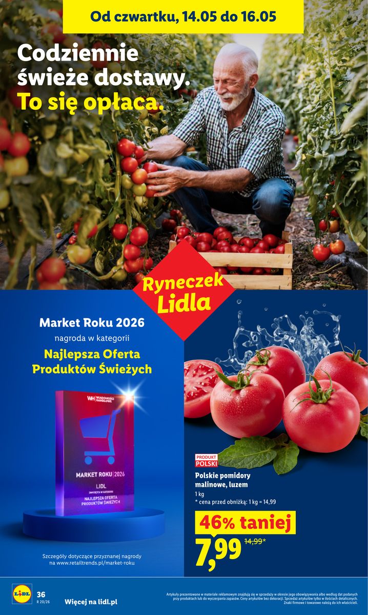 Lidl gazetka promocyjna 14.05-16.05.2026 — strona 36 z 84