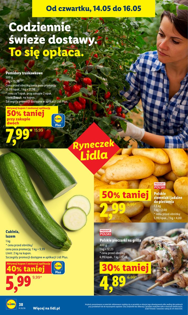 Lidl gazetka promocyjna 14.05-16.05.2026 — strona 38 z 84