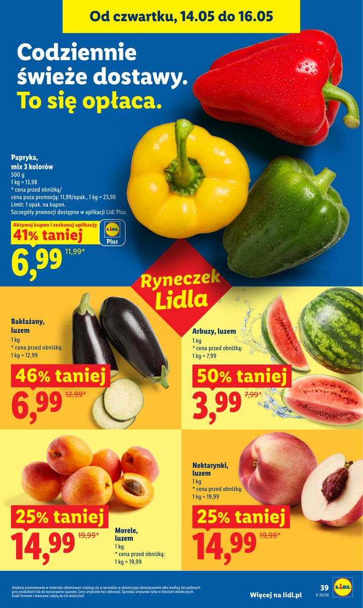 Lidl gazetka promocyjna 14.05-16.05.2026 — strona 39 z 84