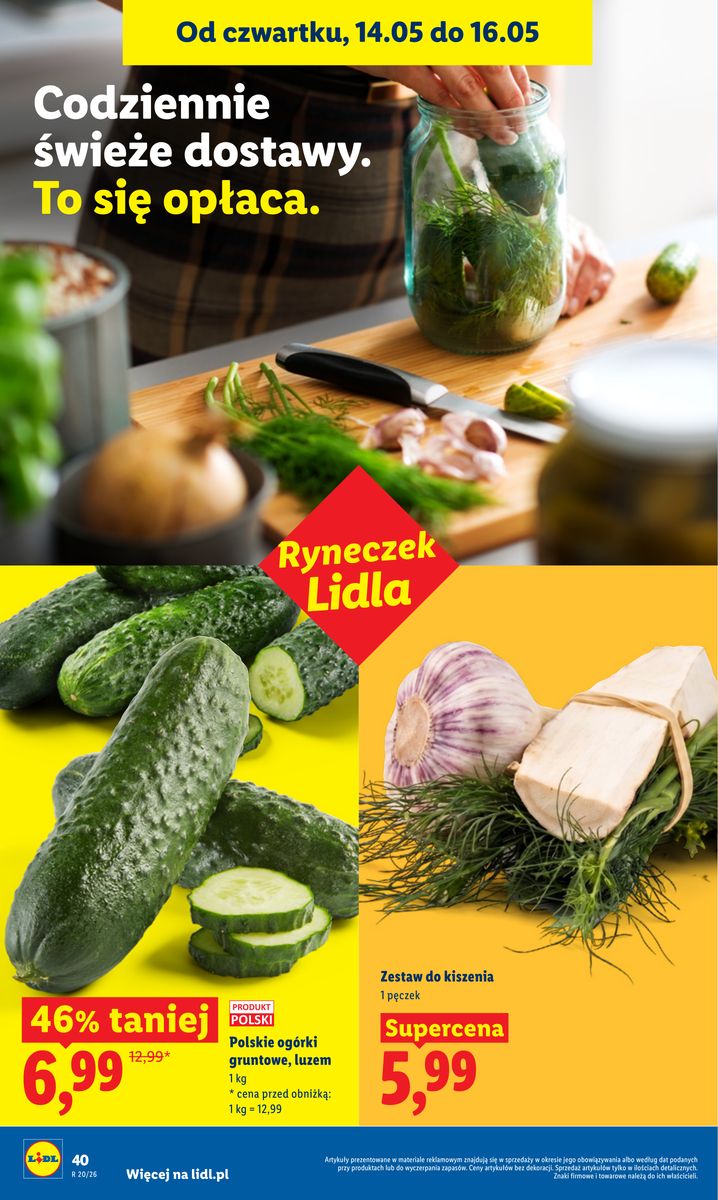 Lidl gazetka promocyjna 14.05-16.05.2026 — strona 40 z 84