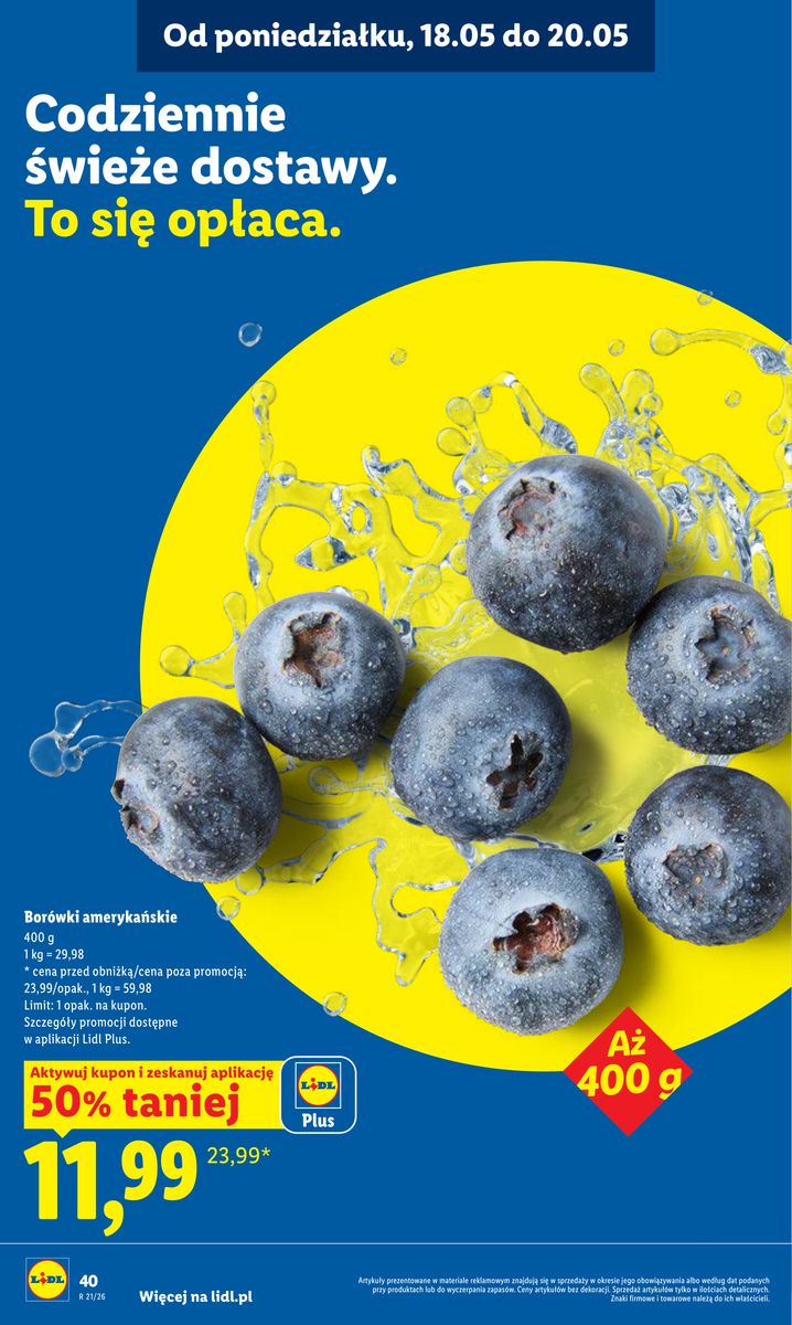 Lidl gazetka promocyjna 18.05-20.05.2026 — strona 40 z 97