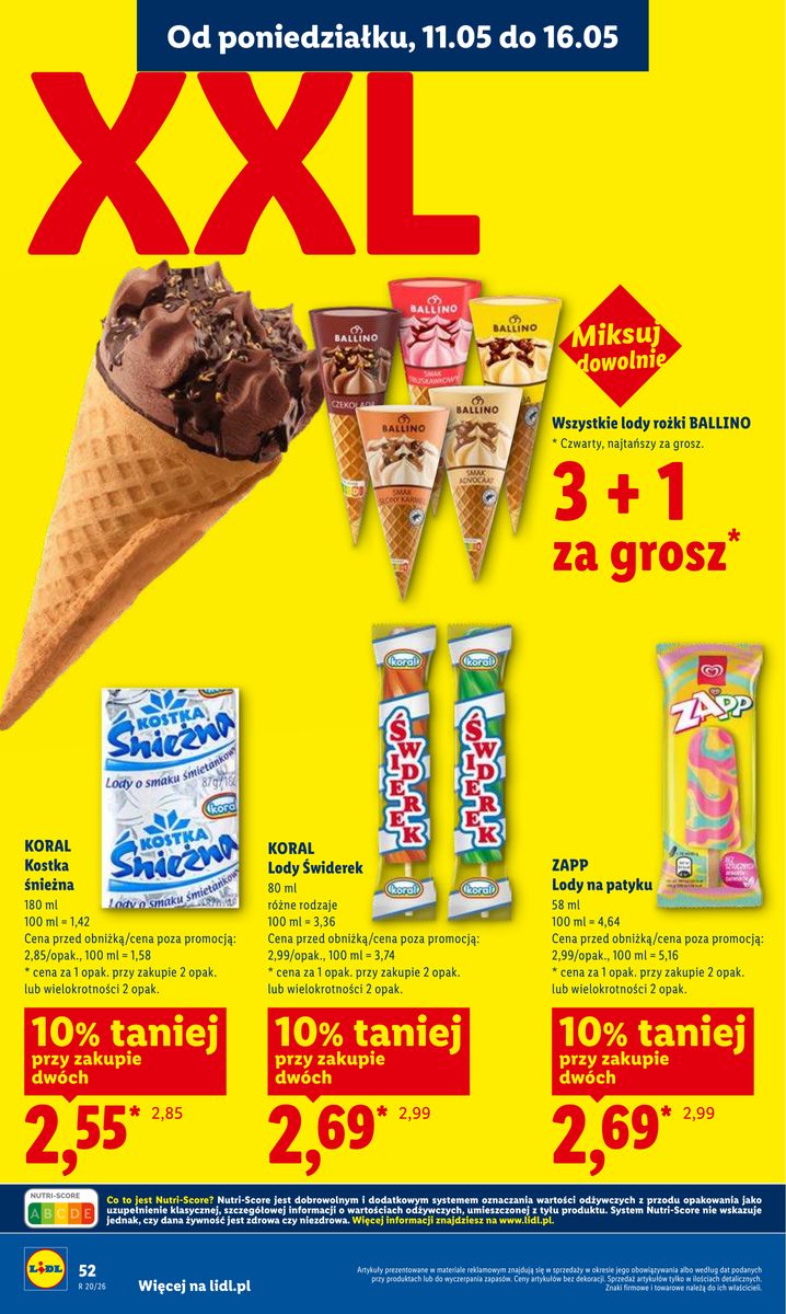 lody na patyku