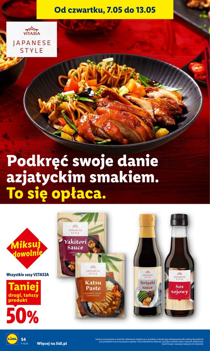 Lidl gazetka promocyjna 07.05-09.05.2026 — strona 54 z 104