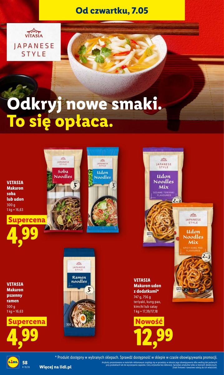 Lidl gazetka promocyjna 07.05-09.05.2026 — strona 58 z 104