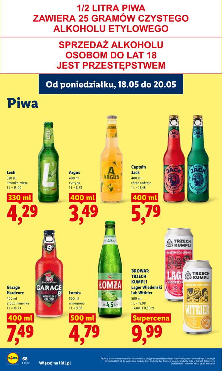 Lidl gazetka promocyjna 18.05-20.05.2026 — strona 70 z 97