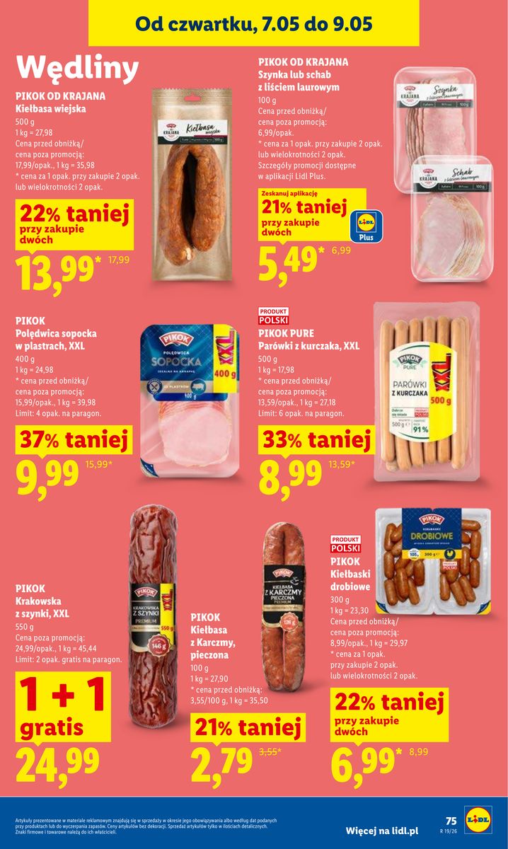 Lidl gazetka promocyjna 07.05-09.05.2026 — strona 75 z 104