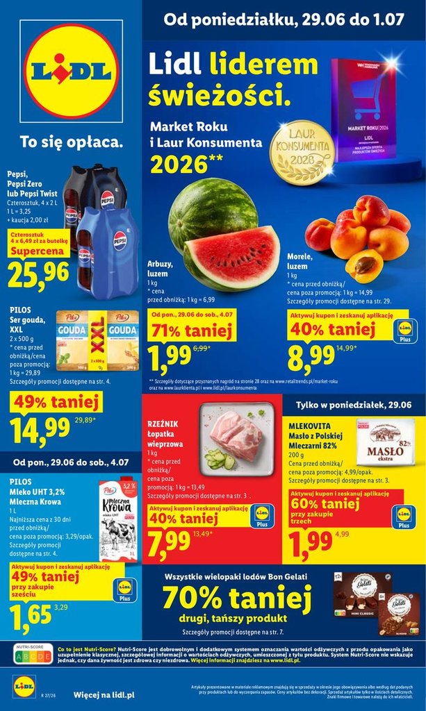 Lidl gazetka promocyjna 29.06-01.07.2026 — strona 1 z 85