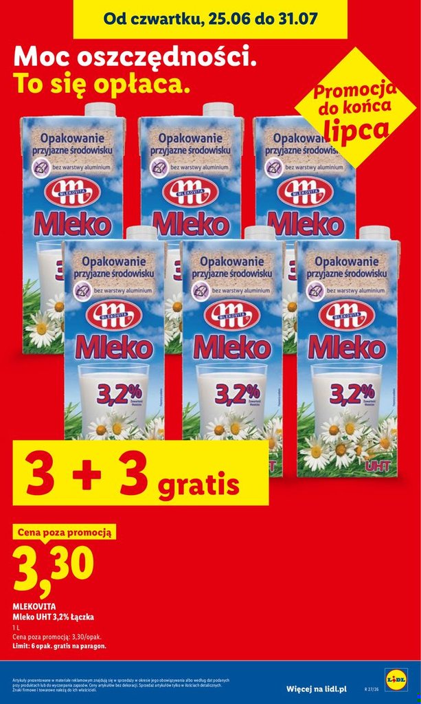 mleko UHT 3,2%