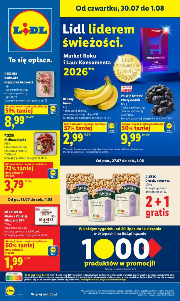 Lidl gazetka promocyjna 30.07-01.08.2026 — strona 1 z 97