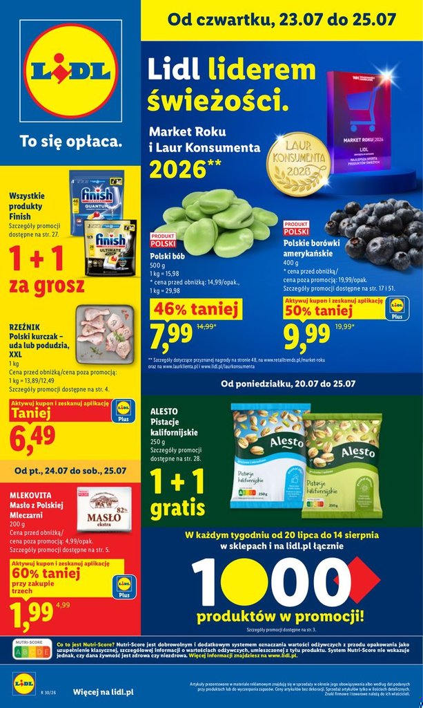 Lidl gazetka promocyjna 23.07-25.07.2026 — strona 1 z 95