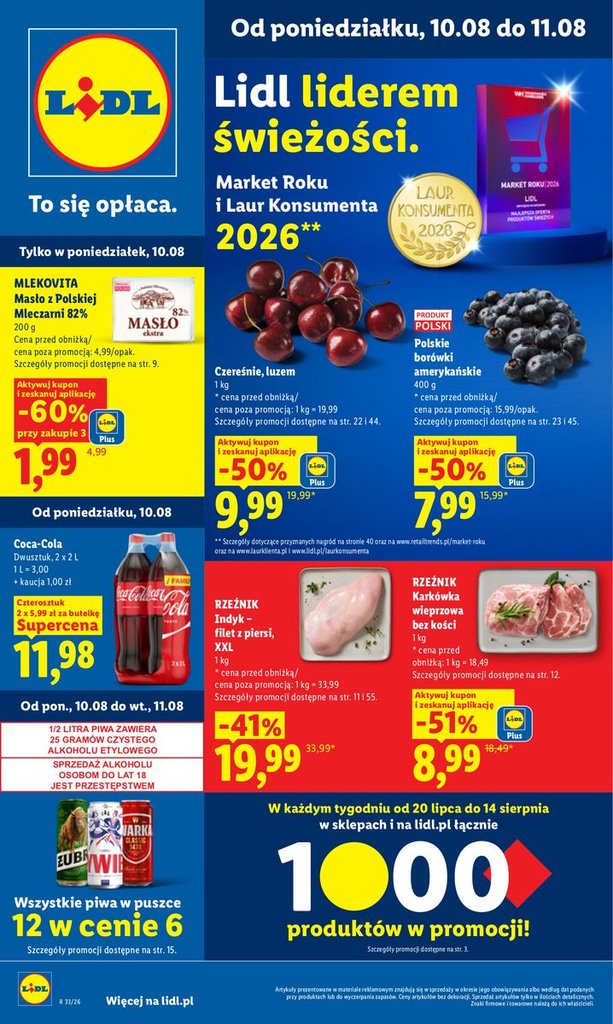 Lidl gazetka promocyjna 10.08-11.08.2026 — strona 1 z 93
