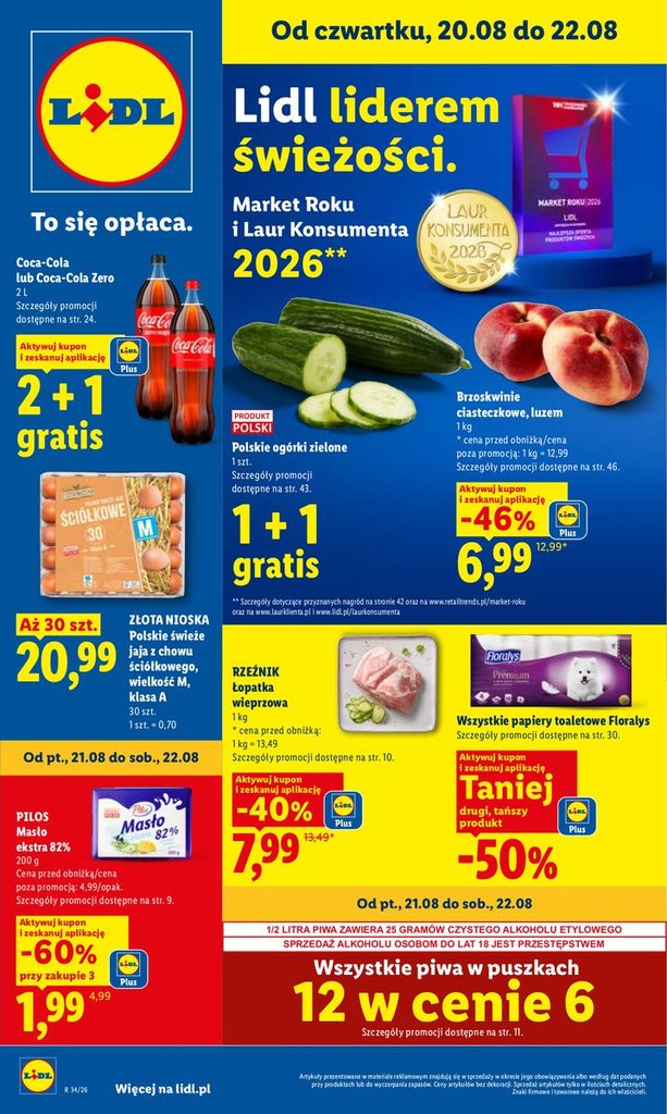 Lidl gazetka promocyjna 20.08-22.08.2026 — strona 1 z 101