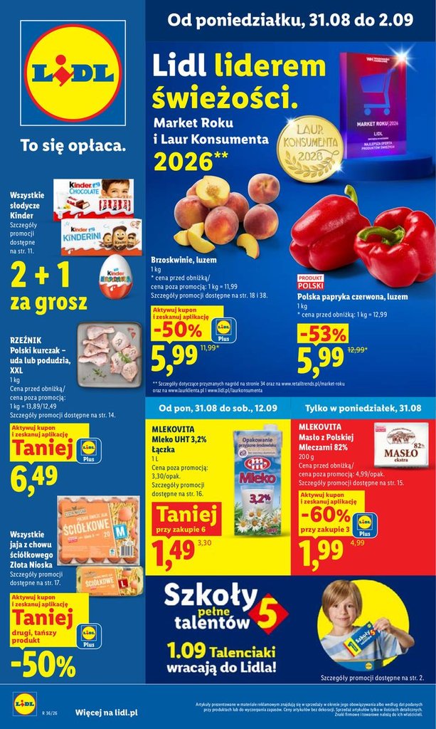 Lidl gazetka promocyjna 31.08-02.09.2026 — strona 1 z 88
