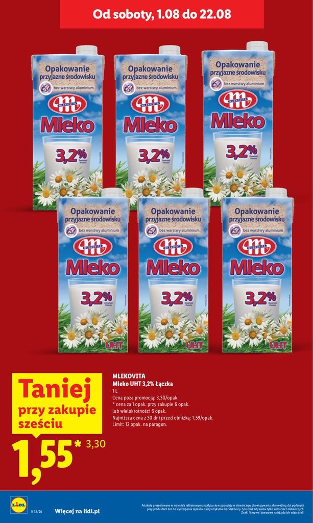 mleko UHT 3,2%