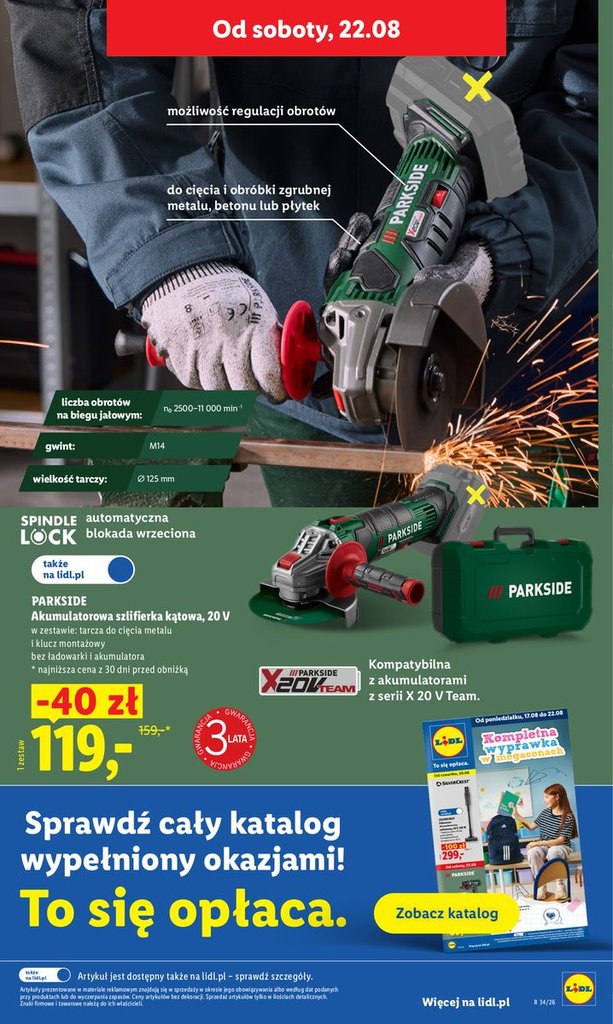 Lidl gazetka promocyjna 20.08-22.08.2026 — strona 41 z 101