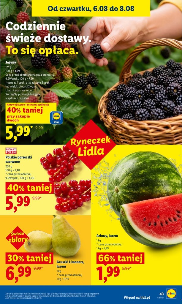 Lidl gazetka promocyjna 06.08-08.08.2026 — strona 43 z 89