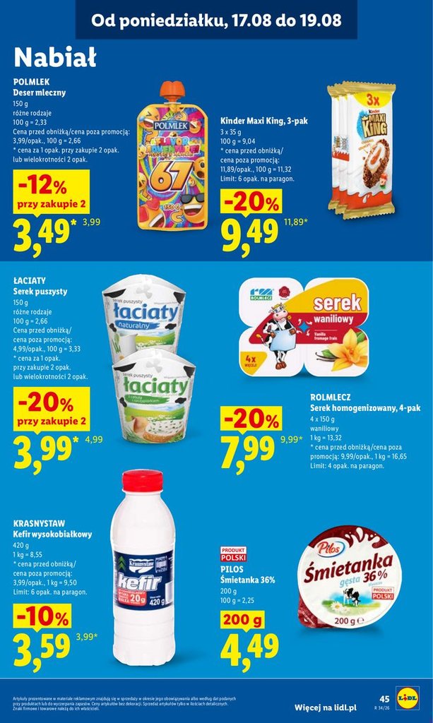 Lidl gazetka promocyjna 17.08-19.08.2026 — strona 49 z 80