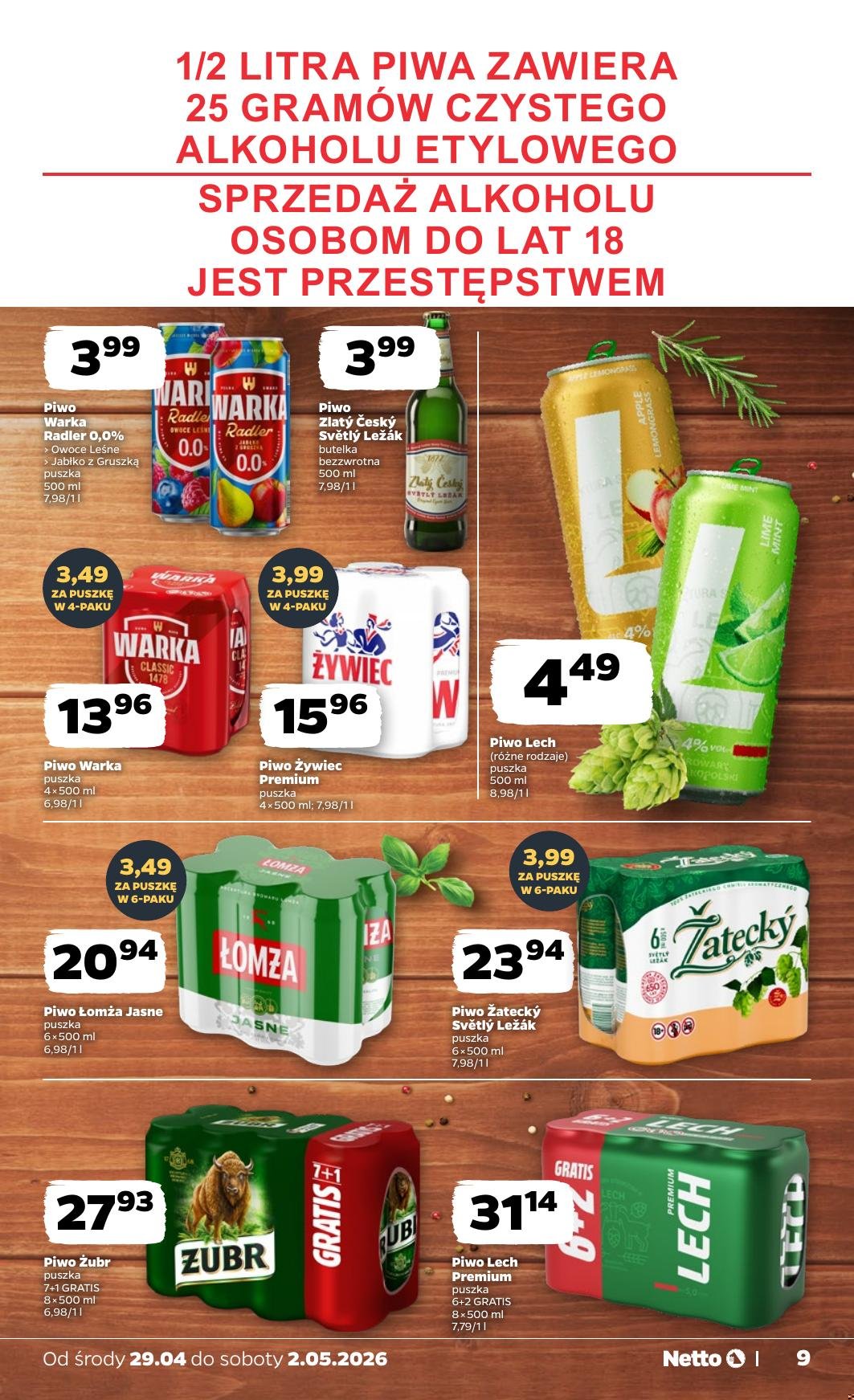 Netto gazetka promocyjna 29.04-02.05.2026 — strona 9 z 21