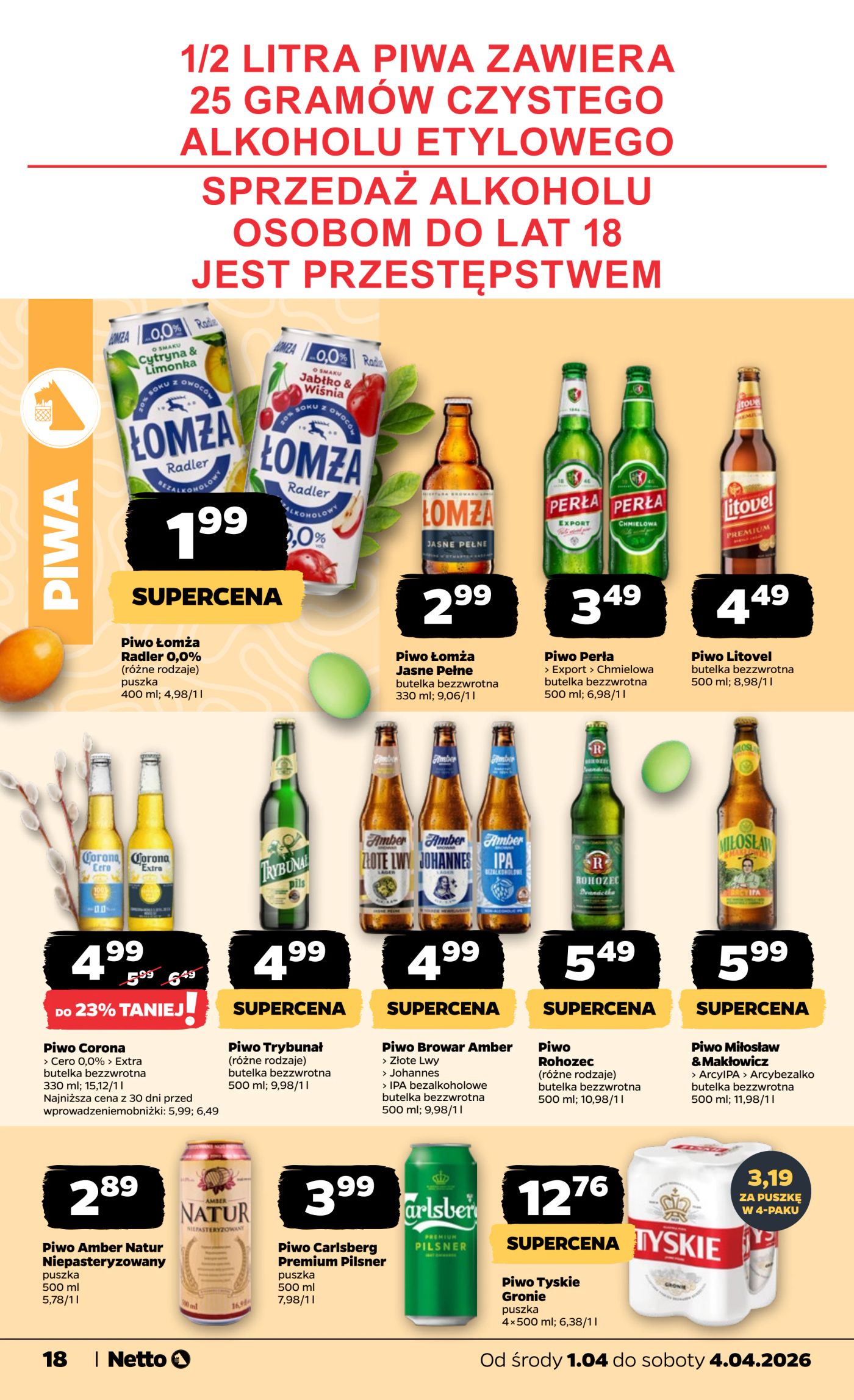 Netto gazetka promocyjna 03.04-06.04.2026 — strona 18 z 25