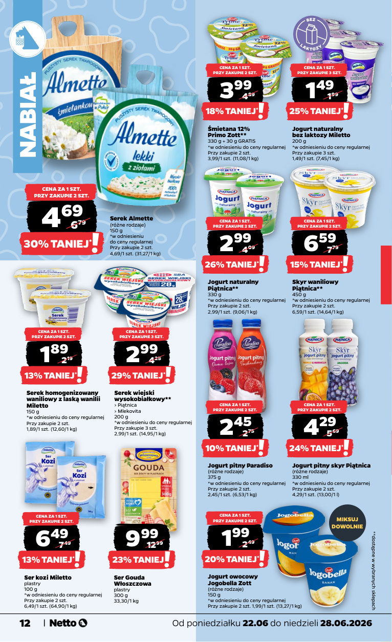jogurt naturalny bez laktozy