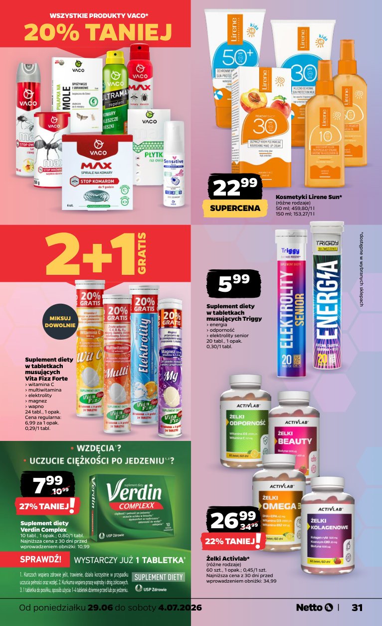 Netto gazetka promocyjna 29.06-04.07.2026 — strona 31 z 37