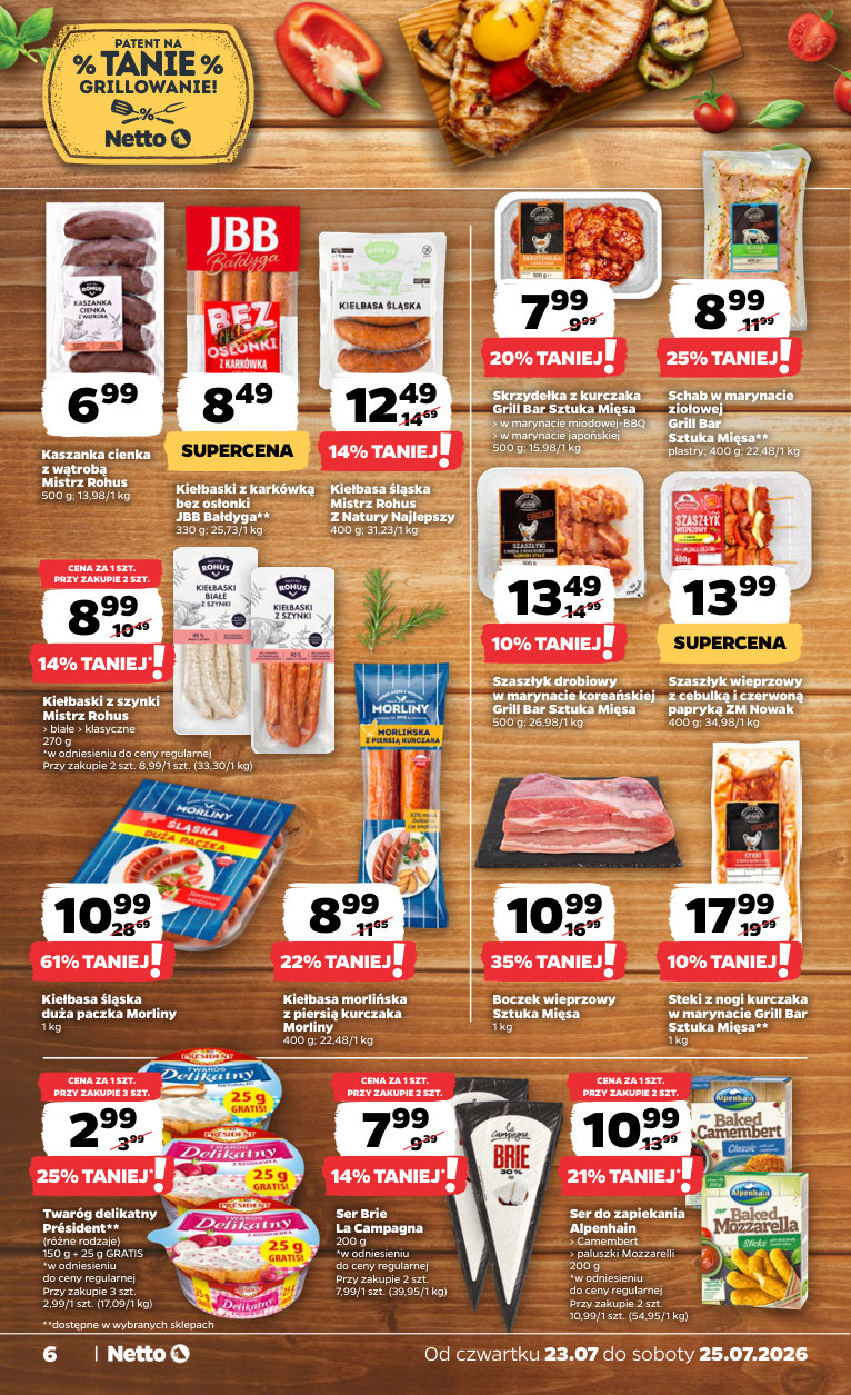 Netto gazetka promocyjna 23.07-25.07.2026 — strona 6 z 33