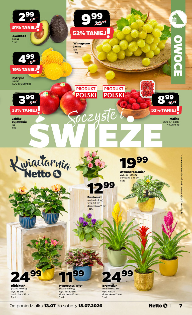 Netto gazetka promocyjna 13.07-18.07.2026 — strona 7 z 34