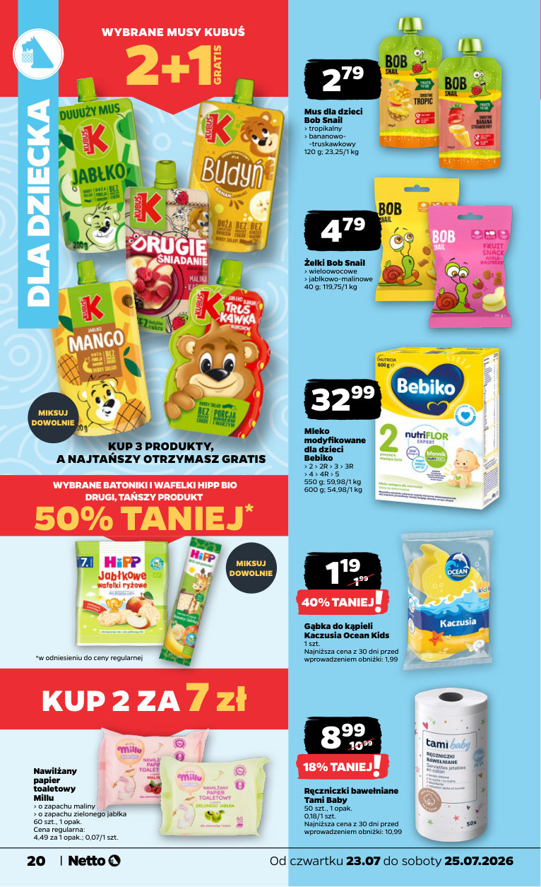 gąbka do kąpieli Kaczusia Ocean Kids