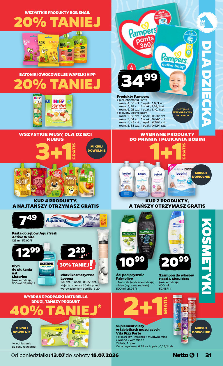 Netto gazetka promocyjna 13.07-18.07.2026 — strona 31 z 34