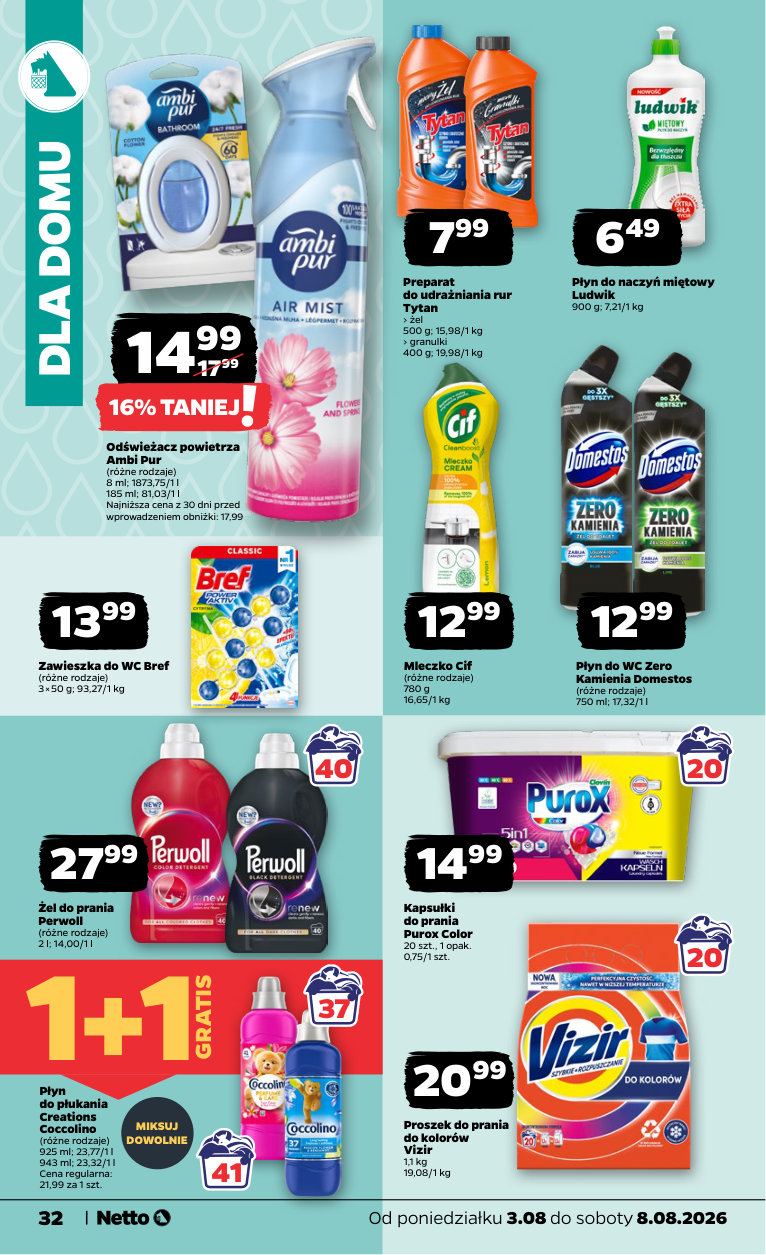 Netto gazetka promocyjna 03.08-08.08.2026 — strona 32 z 37