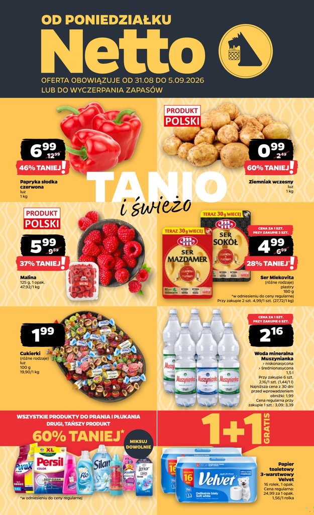 Netto gazetka promocyjna 31.08-05.09.2026 — strona 1 z 36