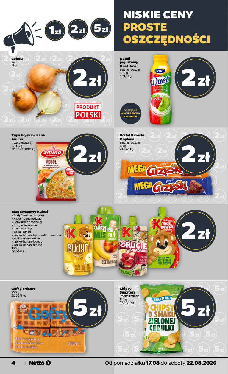 Netto gazetka promocyjna 17.08-22.08.2026 — strona 4 z 37