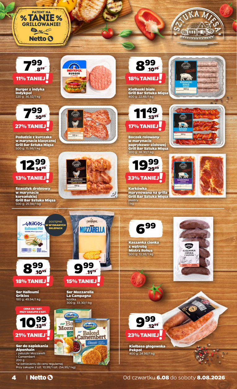Netto gazetka promocyjna 06.08-08.08.2026 — strona 4 z 24
