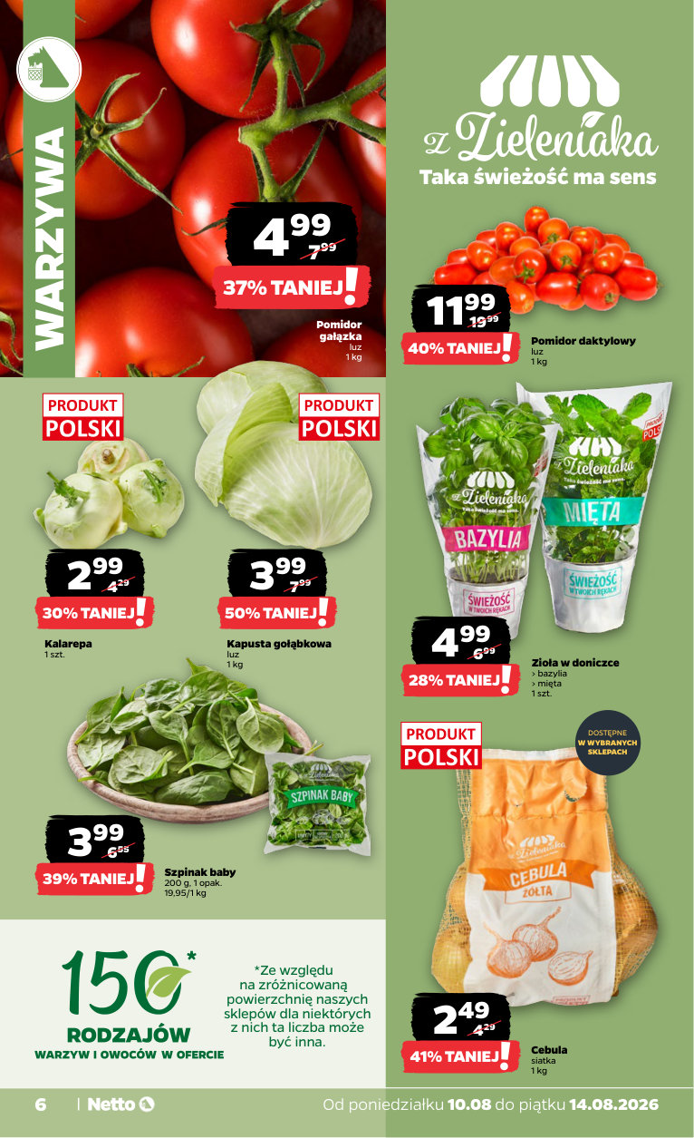Netto gazetka promocyjna 10.08-14.08.2026 — strona 6 z 38