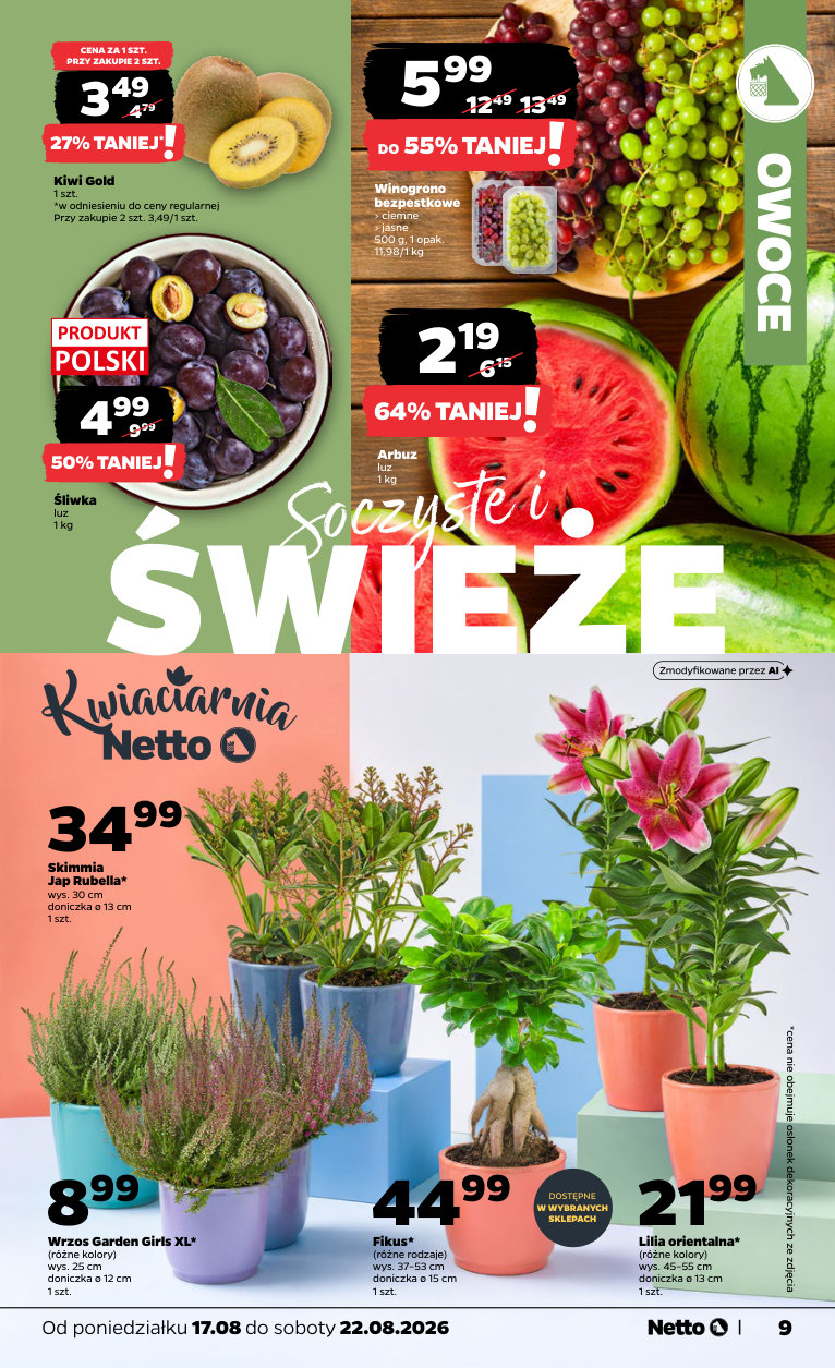 Netto gazetka promocyjna 17.08-22.08.2026 — strona 9 z 37