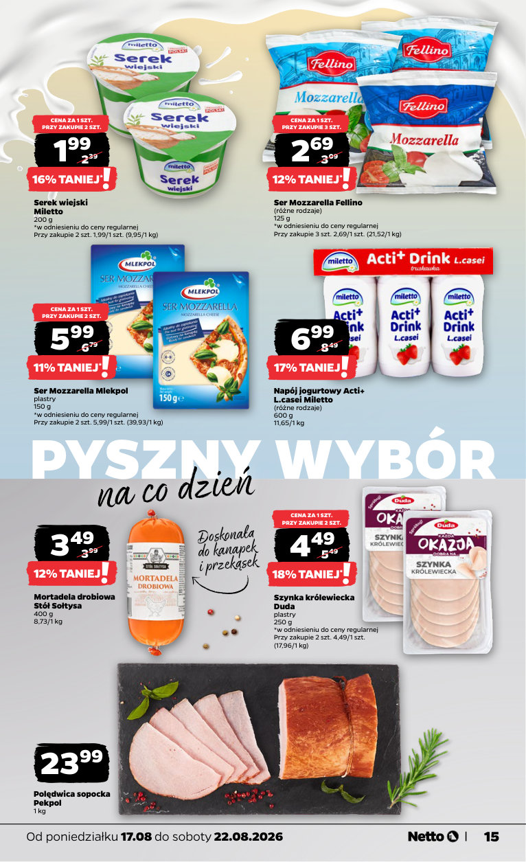 Netto gazetka promocyjna 17.08-22.08.2026 — strona 15 z 37