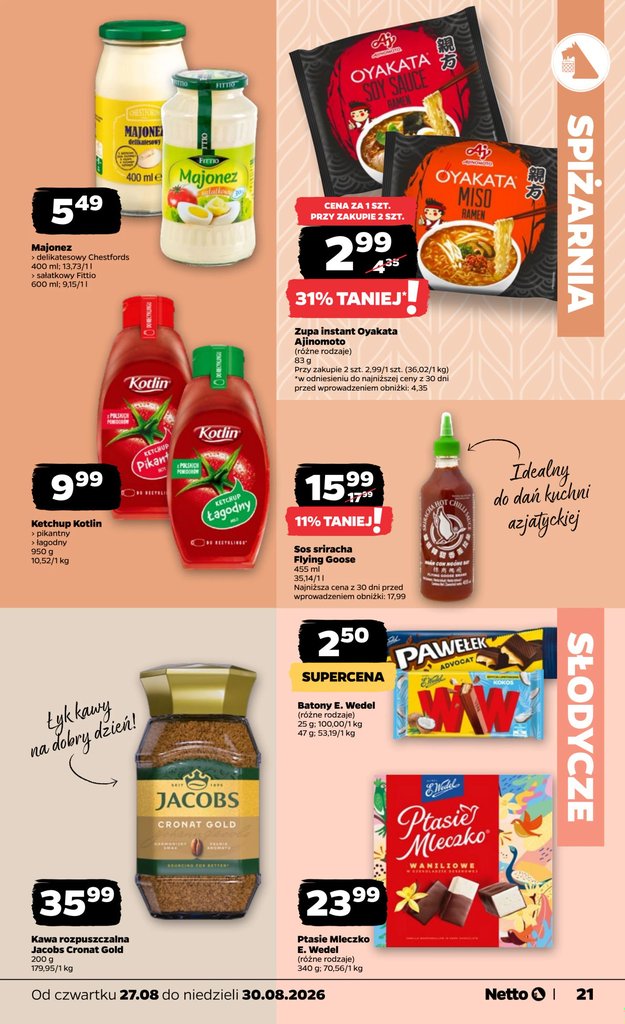 Netto gazetka promocyjna 27.08-30.08.2026 — strona 21 z 30