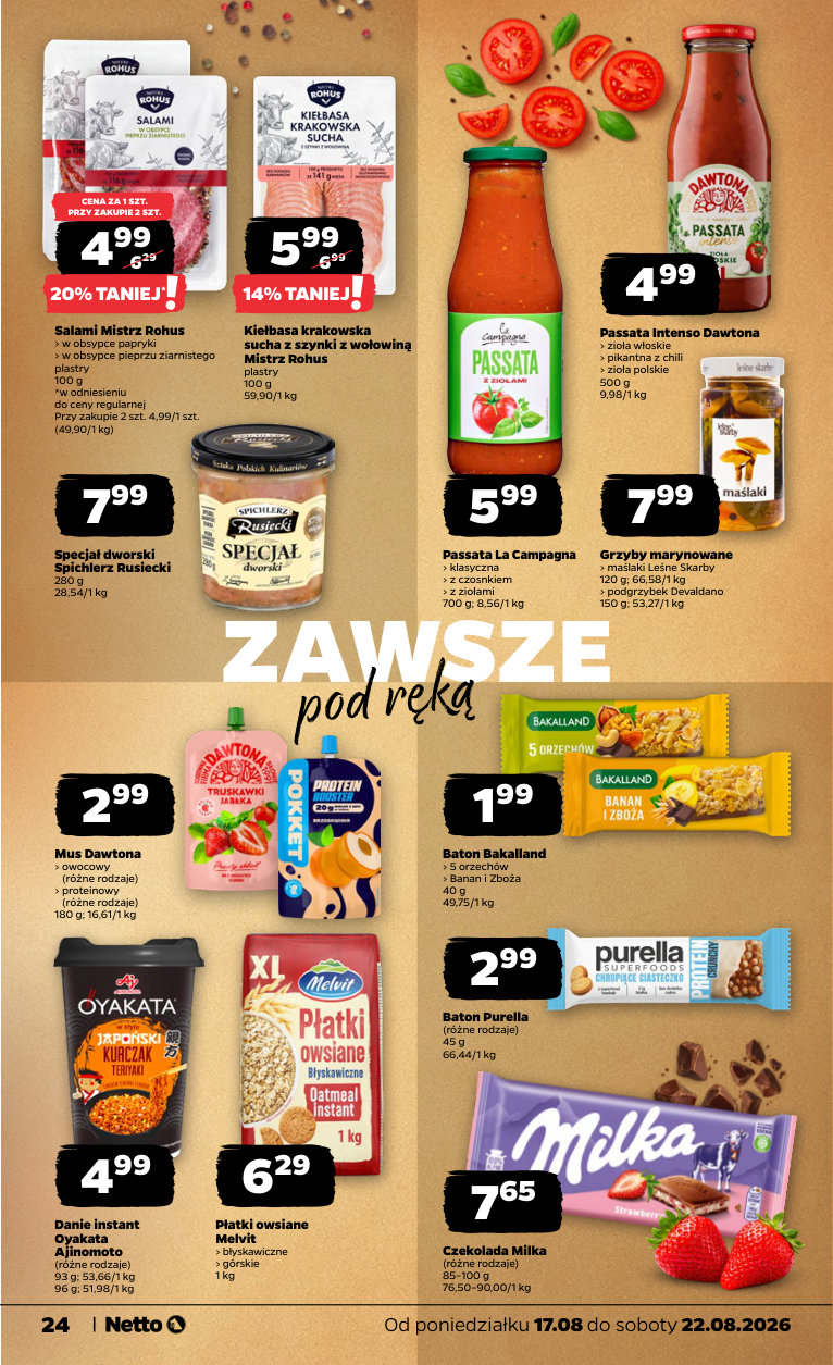 Netto gazetka promocyjna 17.08-22.08.2026 — strona 24 z 37