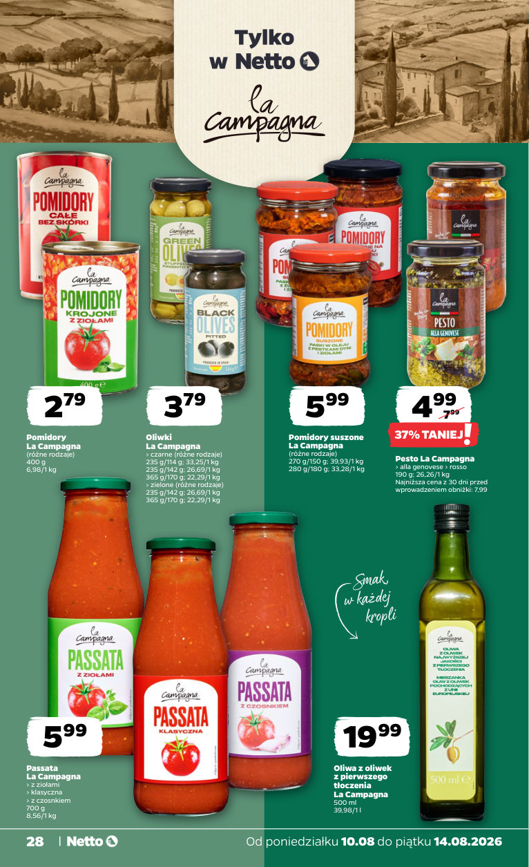 Netto gazetka promocyjna 10.08-14.08.2026 — strona 28 z 38