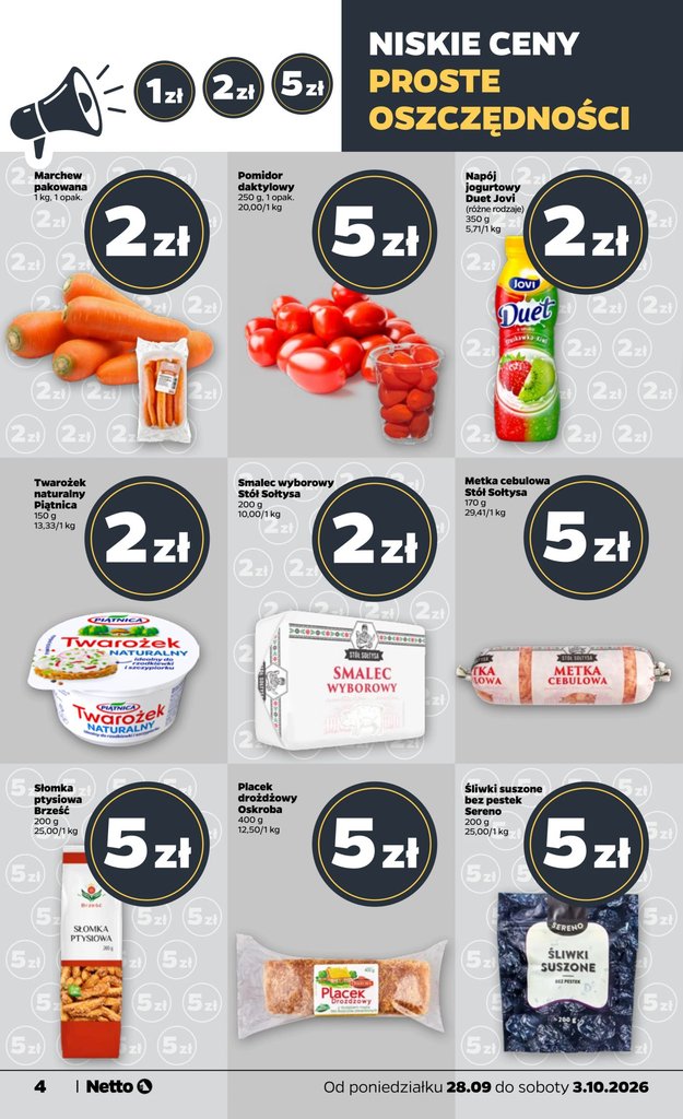 Netto gazetka promocyjna 28.09-03.10.2026 — strona 4 z 36