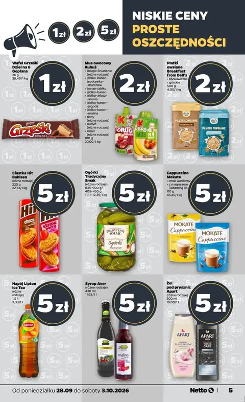 Netto gazetka promocyjna 28.09-03.10.2026 — strona 5 z 36
