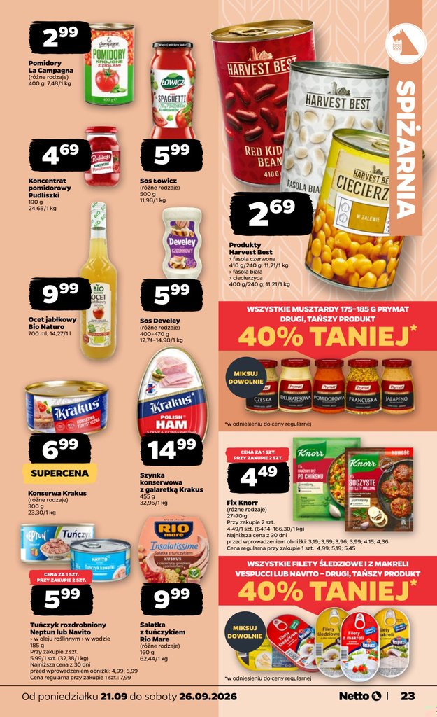 Netto gazetka promocyjna 21.09-26.09.2026 — strona 23 z 44