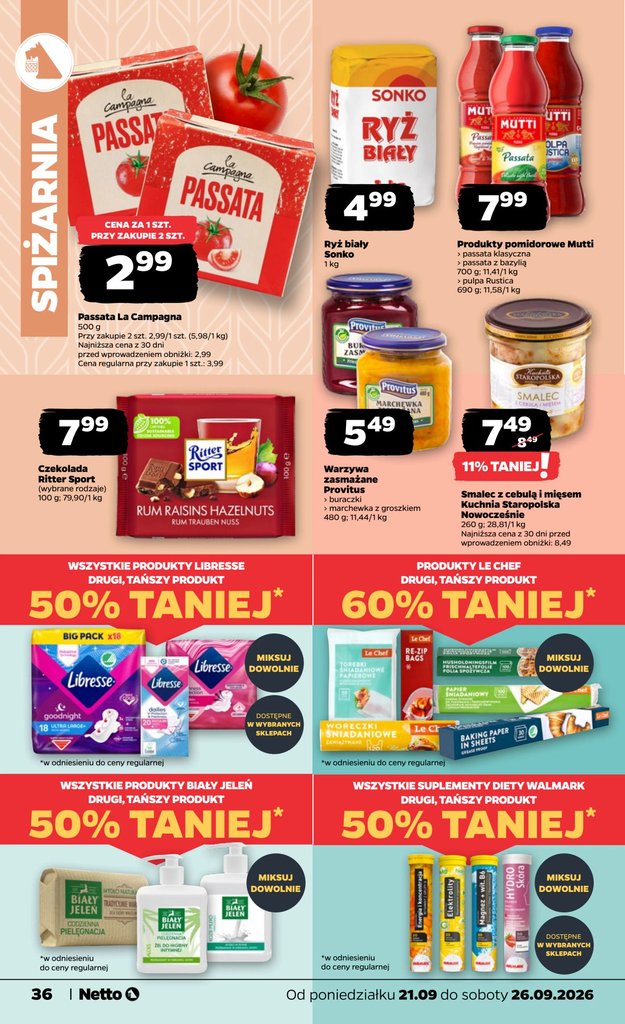 Netto gazetka promocyjna 21.09-26.09.2026 — strona 36 z 44
