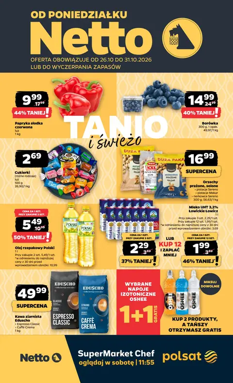 Netto gazetka promocyjna 26.10-31.10.2026 — strona 1 z 40